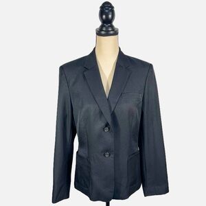 Regeneration Eco-Friendly Black Blazer Recycled Polyester Women’s Size 10